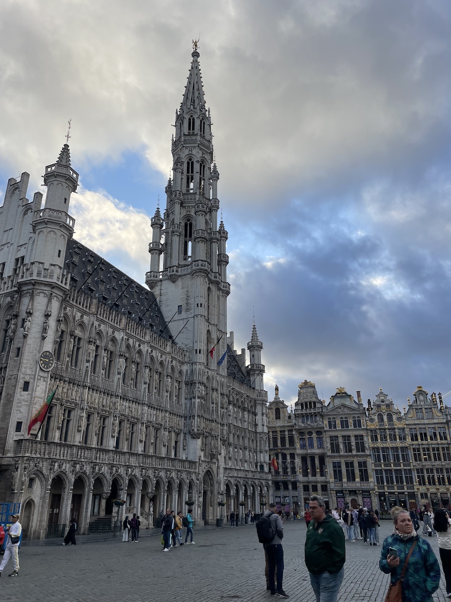Brussels' Grand Palace from an angle