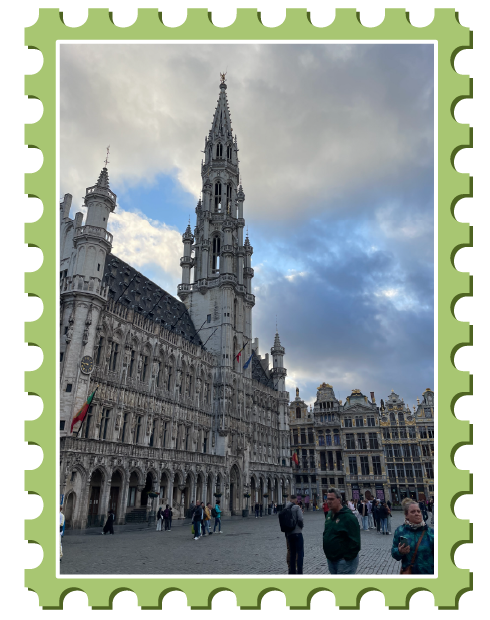 Brussels' Grand Palace from an angle